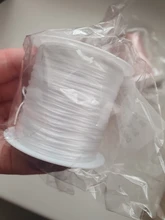 Rollo de cuerda de cristal elástica multicolor, cordón de 393 pulgadas para fabricación de joyas, pulsera hecha a mano, collar