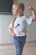Children T-Shirts Short-Sleeve Baby-Girls Kids Cartoon Cotton VIDMID 4132 03 Tees