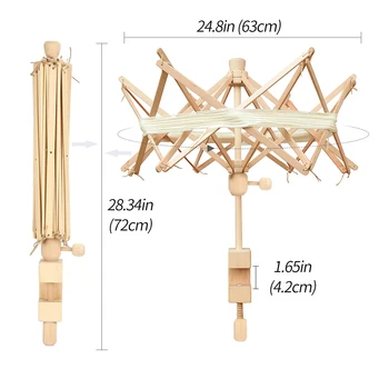 

Wood Winding Frame Wool Windinger Medium 72cm (28-3/8") x63cm (24-3/4")-1