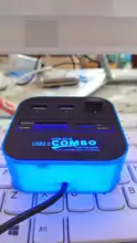 Hub-Card-Reader Combo Multi-Usb Micro Splitter Support Laptop Usb-Hub-2.0 M2 MS CHIPAL