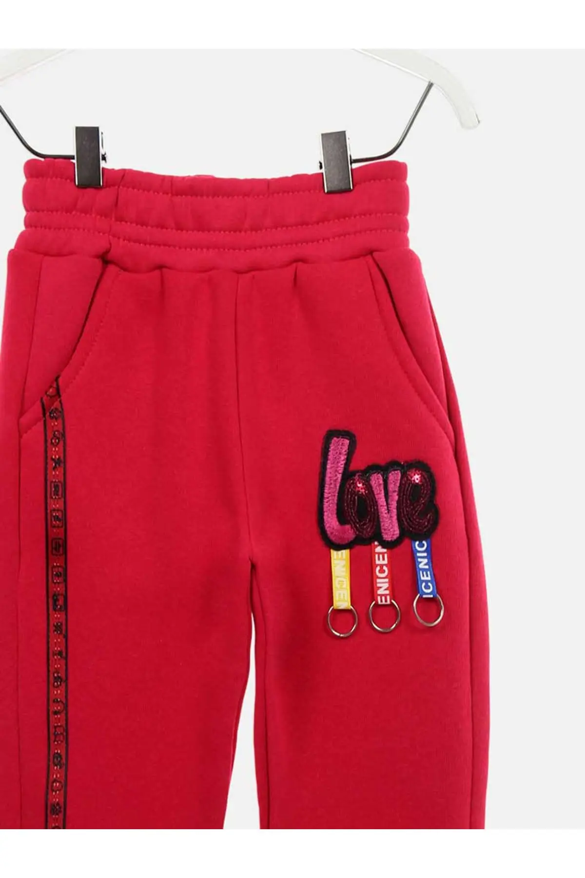 Pomegranate Flower Winter Girls Boy Sweatpants