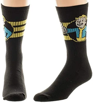 

Fallout Vaultboy Mens' Crew Socks 1 Pair Black