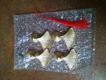 Cabinet Drawer Pulls-Knobs Furniture Dresser Wardrobe Cupboard Leaf Brass-Handles Gold