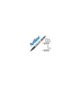 

ARTLINE marker permanent marker EK-041T black-double tip 0.4 and 1.0 MM 12 PCs