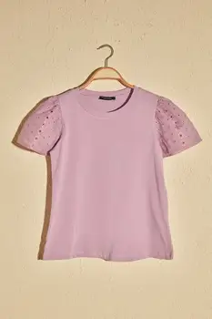 

Trendyol Ruched Knitted Blouse TWOSS20BZ1550