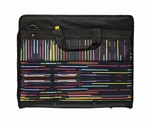 

Folder with zipper velmozha artist A3 "paints" cloth volumetric, 2 pockets belt
