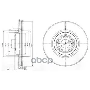 Тормозной Диск Bg3913 Delphi арт. BG3913