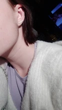 CANNER-Pendientes de plata de ley 925 para mujer, Piercing para el lóbulo de la oreja, hueso del oído, hebilla de cartílago, estilo coreano