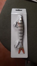 Wobblers Fishing-Tackle Hard-Bait Swimbait Sinking Bass Multi-Jointed Segments 8 Lure