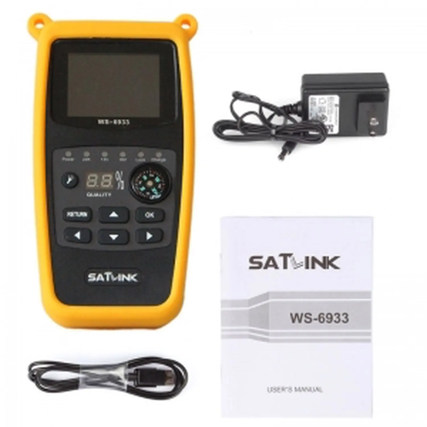 SatLink WS-6933 ультра-Быстрый компактный HD DVB-S+ DVB-S2 спутниковый сигнал FINDER