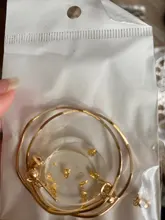 Pierced Vntage Gold Circle Earrings Fashion Jewelry Wholesale