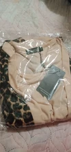 Blouse Tunic Tops Slim-Shirt Patchwork Blusas Long-Sleeve Leopard Chic Plus-Size Fashion