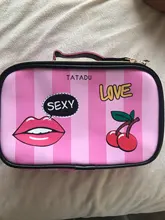 FUDEAM-Bolsa de cosméticos portátil de cuero para mujer, almacenamiento de artículos para la higiene de viaje, bolso organizador, estuche de maquillaje impermeable para mujer