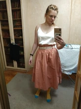 Top Women Tank-Tops Spaghetti-Strap White Cami Satin Silk Summer Camisole Basic V-Neck