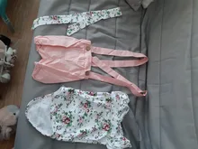 Conjunto de ropa para bebé recién nacido, Pelele de Color sólido, pantalones cortos de flores, diadema, moda, 3 uds.