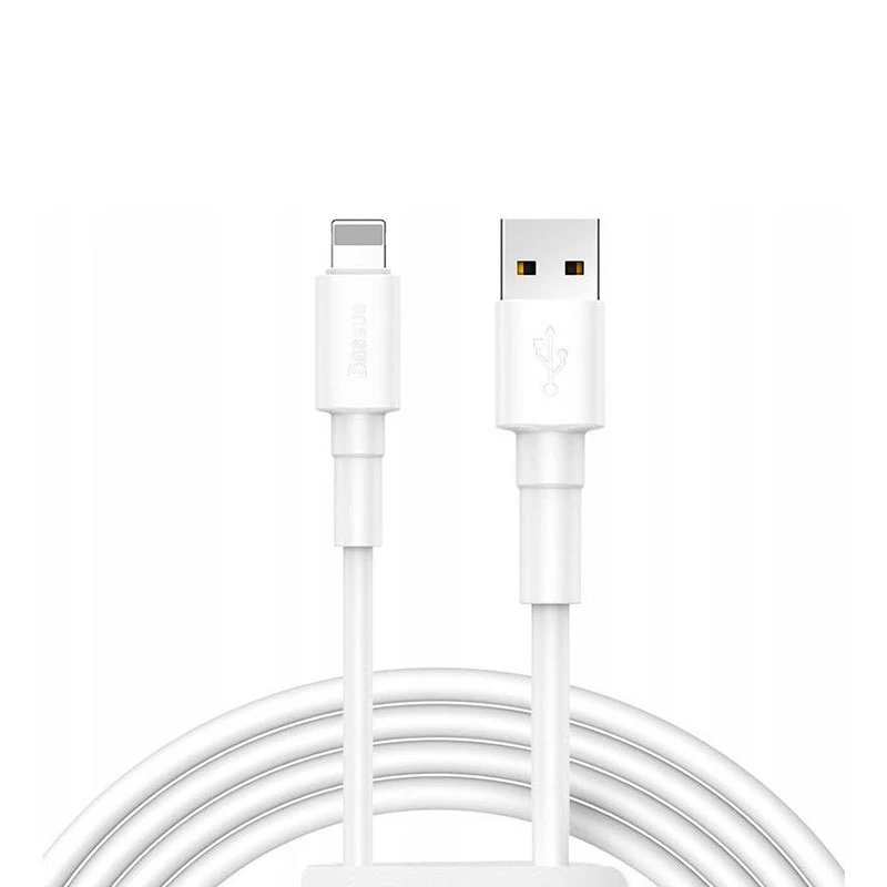 Кабель Baseus USB - Lightning Mini White Cable 2 4A (CALSW-02) 1 м Белый | Мобильные телефоны и аксессуары