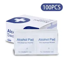 Alcohol Pads Disposable Alcohol Prep Pads 75% Alcohol Disinfectant Cotton Slices Individually Wrapped Alcohol wipes 100 Pcs Alcohol Pads Disposable Alcohol Prep Pads 75% Alcohol Disinfectant Cotton Slices Individually Wrapped Alcohol wipes 100 Pcs
