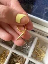 Minimalista de Plata de Ley 925 pincho plateado pendientes de aro pendientes de las mujeres con amuleto con forma de pincho de oro pequeño dorado pequeño pendientes de aro de A30