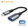 Câble OTG Cabletime Tpye C mâle vers USB 3.0 adaptateur femelle câble de Charge rapide 5GBPS Transmission rapide pour Xiaomi Mix 3 Huawei C380 ► Photo 1/6