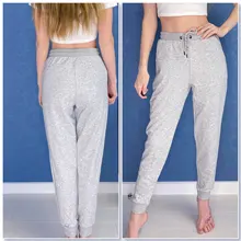 Sports-Trousers Long-Pants Black Women Female Lady Casual MOINWATER Terry MP2002 Gery