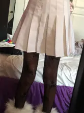 Minifalda blanca y negra para mujer, Falda plisada de cintura alta, a la moda, para chicas dulces y lindas, Cosplay, 2020