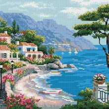 Алмазная мозаика EF 278 Курортный пейзаж 30*40