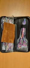 7 pulgadas tijeras de peluquería canina de acero inoxidable peine adelgazamiento gatos domésticos Barber tijeras de peluquería canina Kit para perros el corte de pelo