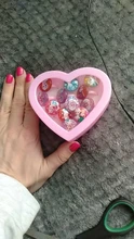 Anillo de Elsa de Frozen de Disney para niñas y niños, caja de exhibición de Corazón de moda de belleza, juguete para regalo, 12 Uds.