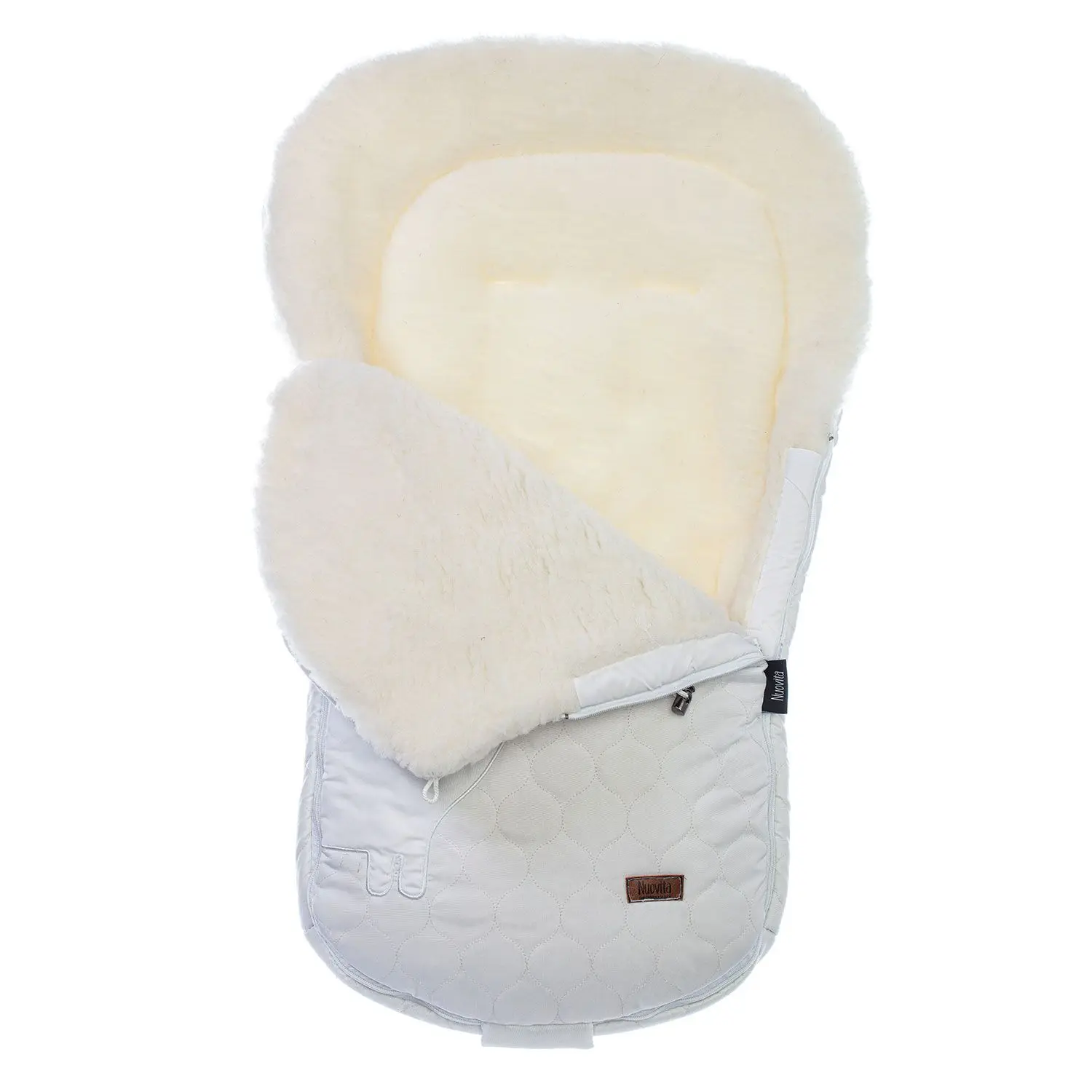 Конверт зимний меховой Nuovita Polare Bianco(Bianco/Белый