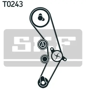 Рем.комплект ГРМ VW Golf/Bora 1.8T, Skoda Octavia 1.8T 99-10 SKF VKMA01135