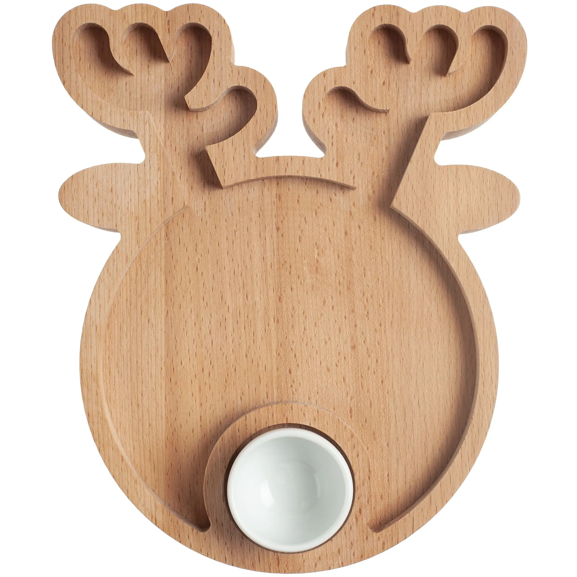 Блюдо сервировочное Dear Deer с соусником дизайнерские аксессуары праздничный стол