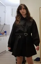 Vestido plisado de manga larga para mujer, estilo pijo, liso, dulce, sin definición, sencillo, elegante, japonés, estudiantes, ropa de calle