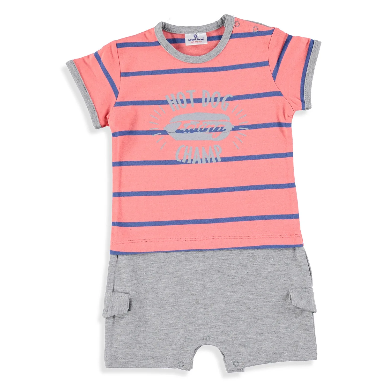 Ebebek lugi baby boy Ringel короткий комбинезон