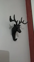 Wall-Hanging-Hook Horns Hanger-Rack Deer-Head Wall-Decoration Key-Deer Vintage Antlers