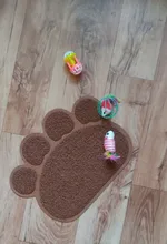 Juguete artificial de plástico para gatos y mascotas, palo con pluma de colores, varita con campana, jaula de ratón, señuelo, color al azar, 1 ud.