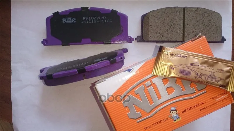 Brake pads Toyota Camry/Carina/Corolla 83-92 Front Nibk Pn1077 NiBK art. PN1077