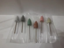 Brocas de silicona para uñas, juego de brocas rotativas eléctricas, limas para pulidor de manicura y pedicura, accesorios para máquina, herramientas, 6 uds.