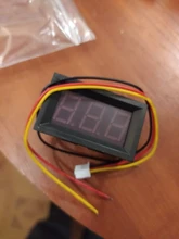 Medidor de voltaje con pantalla LED, voltímetro Digital ca 30-500V AC 0-600V 0,56 , calibrador de lectura DC 3,5-30V DC 0-100V, rojo, verde, azul