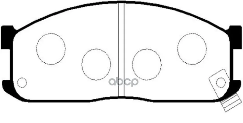 Ckkk-11_колодки Дисковые Передние! Mazda E2000/2200 2.0-2.2d&4wd 84-97 Ctr Ckkk11 Ctr арт. CKKK11