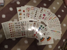 Fake Tattoo Sticker Art Colorful The-Body Waterproof Heart Xuanya on 30pcs/20pcs-Set