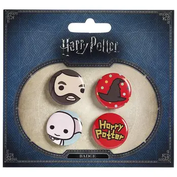 

Harry Potter: Set 3 Hagrid / hat / dobby (set 4 pins) CARAT8.5