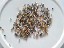 500 Uds 1,5 2,0 2,5mm cuentas engastadas de cierre de tubo de cobre dorado cuentas espaciadoras de tope para la fabricación de joyas suministros collar