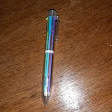 Lote de bolígrafos coloridos multifuncionales, 6 en 1, Multicolor, material escolar, 1 unids/lote