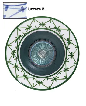 

Recessed Downlight ceramic hand-knitted decoration weave Blue