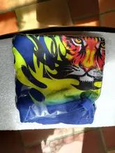 Tiger Flame-bañadores de talla grande para hombre, ropa de playa, pantalones cortos, traje de baño