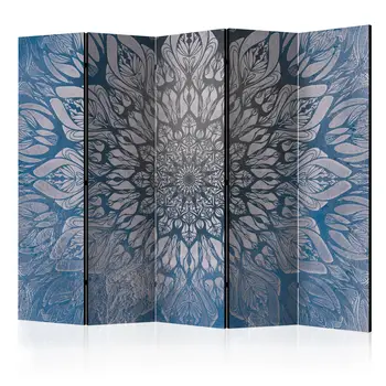 

Windbreak-Spider Web (Blue) II [Room Dividers]