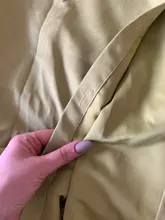 White Blouse Official-Tops Green Shirt Spring-Pocket Oversized Blusas Long-Sleeve Lizkova