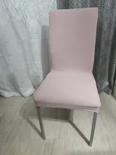 Chair-Cover Stretch Spandex Dining-Room Jacquard for 1-Pc Water-Repellent