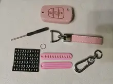 De coche de cuero clave caso de la cubierta para Kia Rio QL Sportage Ceed Cerato Forte R GT Stinger Sorento Optima K2 K3 K4 K5 Picanto para Hyundai