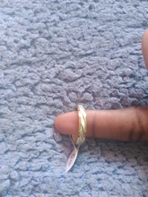 Anillos de acero de titanio para parejas, diseño de onda dorada, boda, infinito, regalos de joyería de compromiso para hombres y mujeres